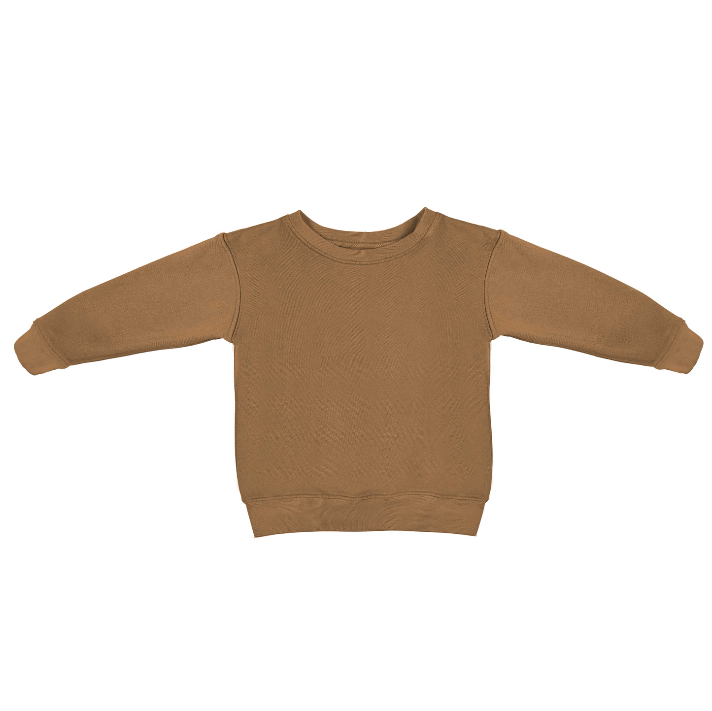 ORGANIC KID CREWNECK SWEATSHIRT - SOLID DYE